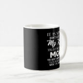 Funny Mother's Day Gift For Moms Womens Its Simple Kaffeetasse (VorderseiteRechts)