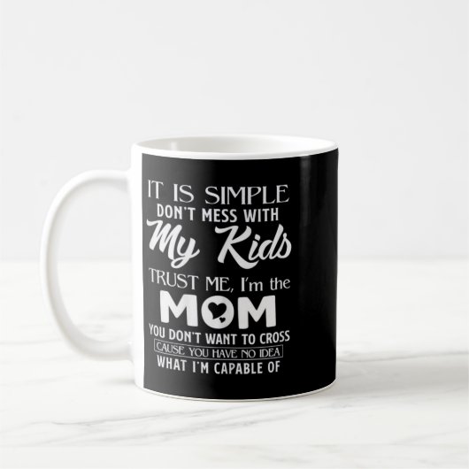 Funny Mother's Day Gift For Moms Womens Its Simple Kaffeetasse (Links)