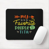 Funny Mother's Day Gift My Favorite People Call Me Mousepad (Mit Mouse)
