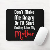 Funny Mother's Day  Mousepad (Mit Mouse)