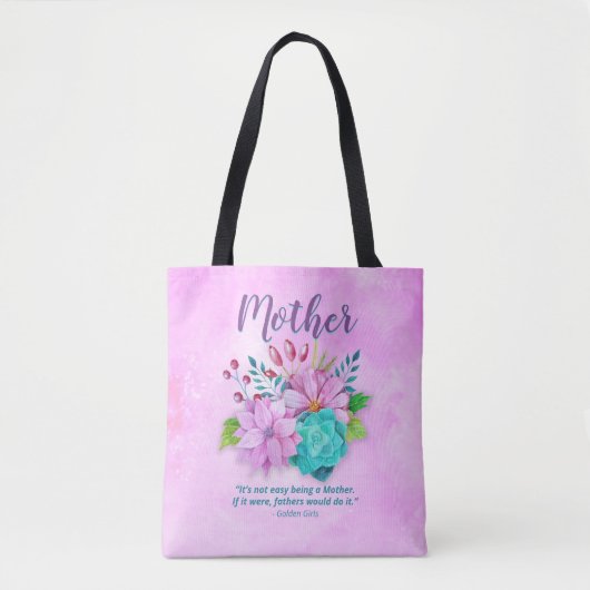 Funny MOTHERS Zitat Tasche (Vorderseite)