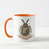Funny Mothman Mug – Emotional Support Cryptid Coff Tasse (Links)
