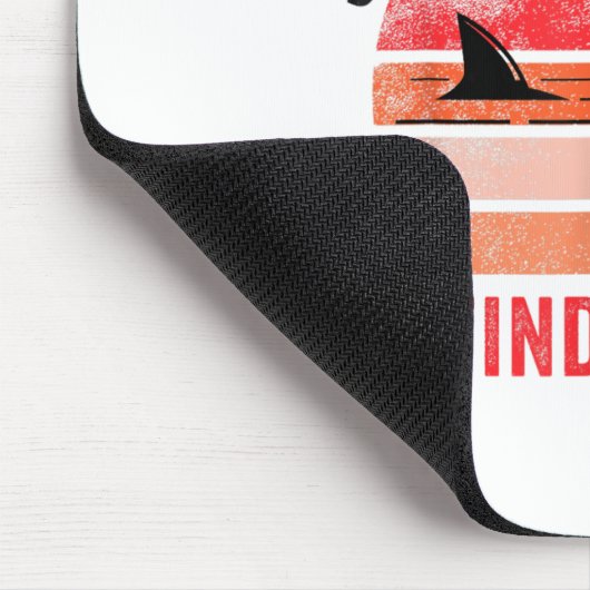 Funny Motivation Shark Quote, Sometimes Motivation Mousepad (Ecke)