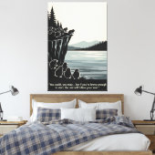 Funny Motivational Image and Quote  Leinwanddruck (Insitu (Schlafzimmer))