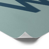 Funny motivational 'Work Smarter' quote poster (Ecke)