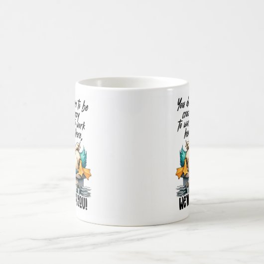 Funny Motivierend Duck Tasse | Büro Humor (Mittel)