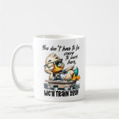 Funny Motivierend Duck Tasse | Büro Humor (Links)