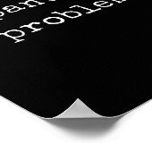 Funny Motivierend No Pants, kein Problem Poster (Ecke)