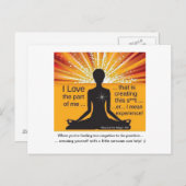 Funny Motivierend Postcard Postkarte (Vorne/Hinten)