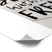 Funny Motivierend Poster (Ecke)