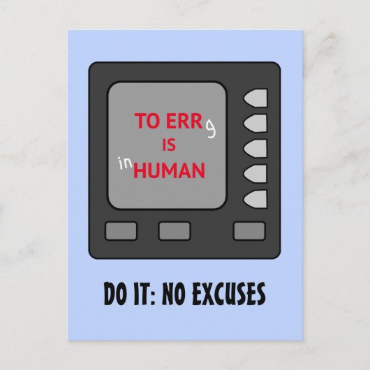 Funny motivierend Rudersport Postkarte (Vorderseite)