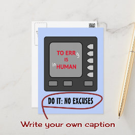 Funny motivierend Rudersport Postkarte