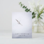 Funny Motivierend Seagull Carpe Diem French Fries Postkarte (Stehend Vorderseite)