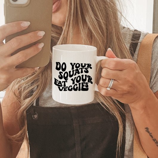 Funny Motivierend Tasse Squats Tasse Fitness Gesch