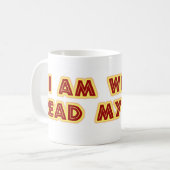 Funny motivierend Writer brüllen Autorenslogan Kaffeetasse (Vorderseite Links)
