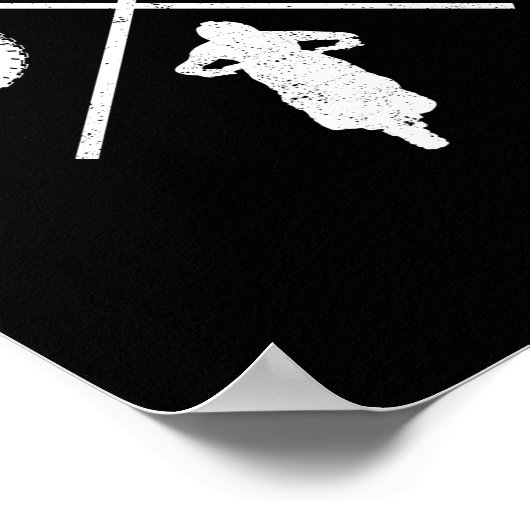 Funny Moto Cross Dirt Ristorante da Valentino Poster (Ecke)