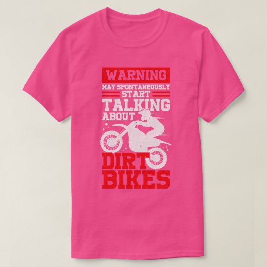 Funny Motocross Dirt Bike Rider Geschenk T-Shirt (Design vorne)