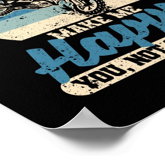 Funny Motocross Enduro Bike Reiter Dirt Bikes mach Poster (Ecke)