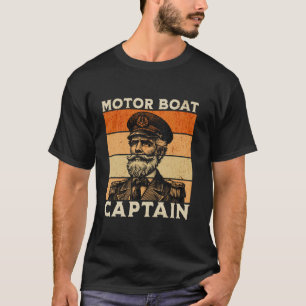 Funny Motor Bootmann Vintag T-Shirt