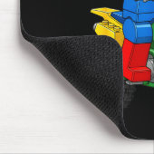 Funny Motorbike Builder Boys Block Building Toys D Mousepad (Ecke)