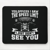 Funny Motorcycle Lover Graphic Women Men Motorbike Mousepad (Vorne)