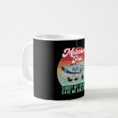 Funny Motorhome Pilot Geschenk Kaffeetasse (Vorderseite Links)