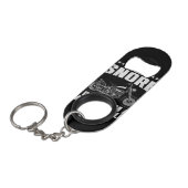 Funny Motorrad Design für Männer Frauen Motorrad R Mini Flaschenöffner (Vorderseite Schrägansicht)