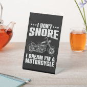 Funny Motorrad Design für Männer Frauen Motorrad R Sockelschild (In SItu)