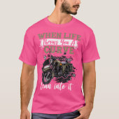 Funny Motorrad Lover Grafische Biker Men Motorrad T-Shirt (Vorderseite)
