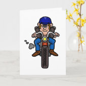 Funny Motorrad Segen Geburtstagskarte Karte (Gelbe Blume)