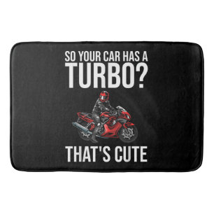 Funny Motorrad Sportbike Geschenk Männer Frauen Mo Badematte