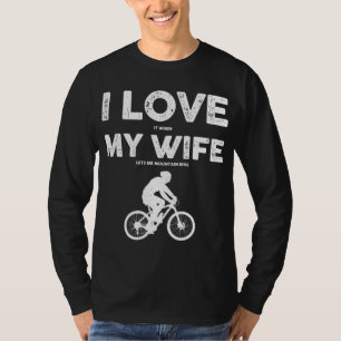 Funny Mountain Bike Design für Männer Vater Bike H T-Shirt