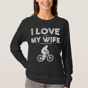 Funny Mountain Bike Design für Männer Vater Bike H T-Shirt