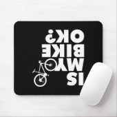 Funny Mountain Bike Mousepad (Mit Mouse)