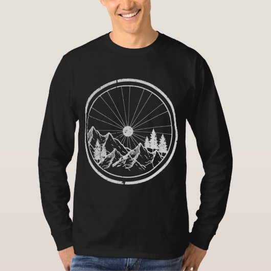 Funny Mountain Bike - MTB Radfahren Radfahren T-Shirt (Vorderseite)