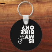 Funny Mountain Bike Schlüsselanhänger (Vorderseite)
