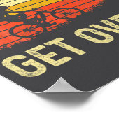 Funny Mountain Biking Design For Men Women Trail R Poster (Ecke)