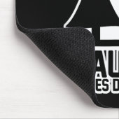 Funny Mountain Biking Warning - Caution Trees Do N Mousepad (Ecke)