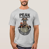 Funny Mountain Goat Gravity - Peak Performance T-Shirt (Vorderseite)