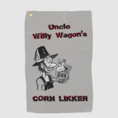 Funny Mountain Man 🏔️ Comical Hillbilly Golfhandtuch (Vorderseite)