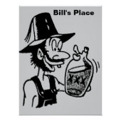 Funny Mountain Man 🏔️ Comical Hillbilly Name Poster (Vorderseite)