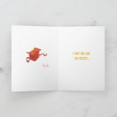 Funny Mouse Gegenwart Nephew oder Nichte Weihnacht Ankündigung (Innenseite)