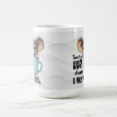 Funny Mouse Kaffee Tasse - 99% Keine Sorge Zitat (Mittel)