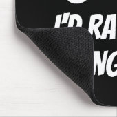 Funny mousepad gift - I'd rather be playing squash (Ecke)