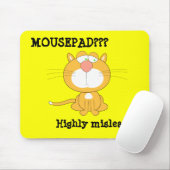 Funny Mousepad mit Sad Cat (Mit Mouse)