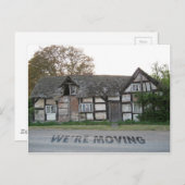 Funny Move House Card Postkarte (Vorne/Hinten)