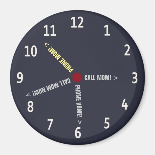 Funny Moveout Call Mama Memo Benutzerdefinierter T Magnet (Vorne)