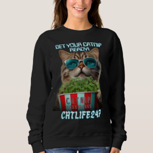 Funny Movie Cat Sweatshirt