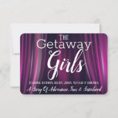 Funny Movie Parody Girls Einladung holen (Vorderseite)