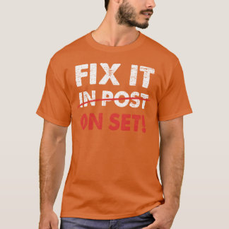Funny Movieheater Producer Filmmaker Fi It In funf T-Shirt